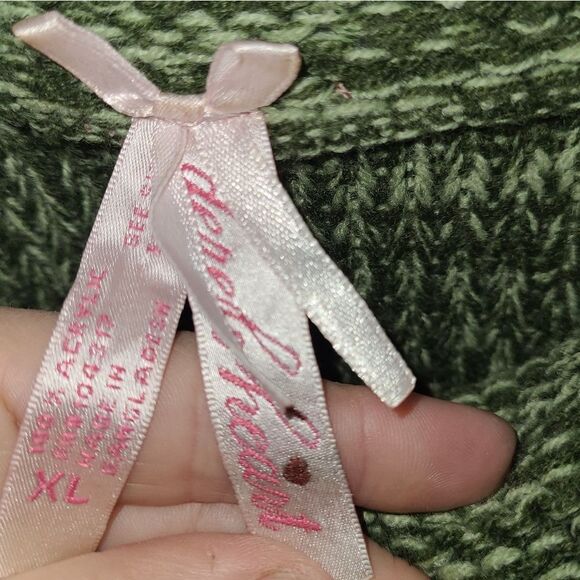 Derek Heart Army Green Cowl Neck Belted Sweater - Picture 6 of 9